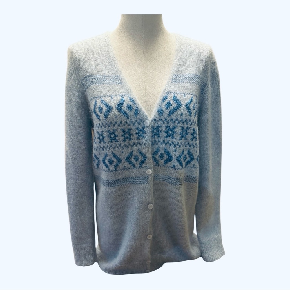 Coach Fair Isle Luxury Mohair Sweater